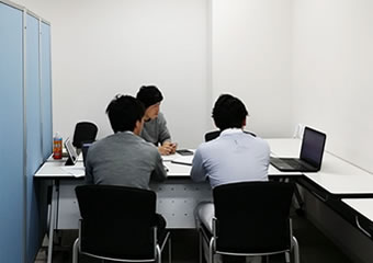 個別会社面談の様子