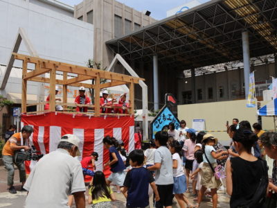 夏の工作イベント「こども工務店」が取材されました。